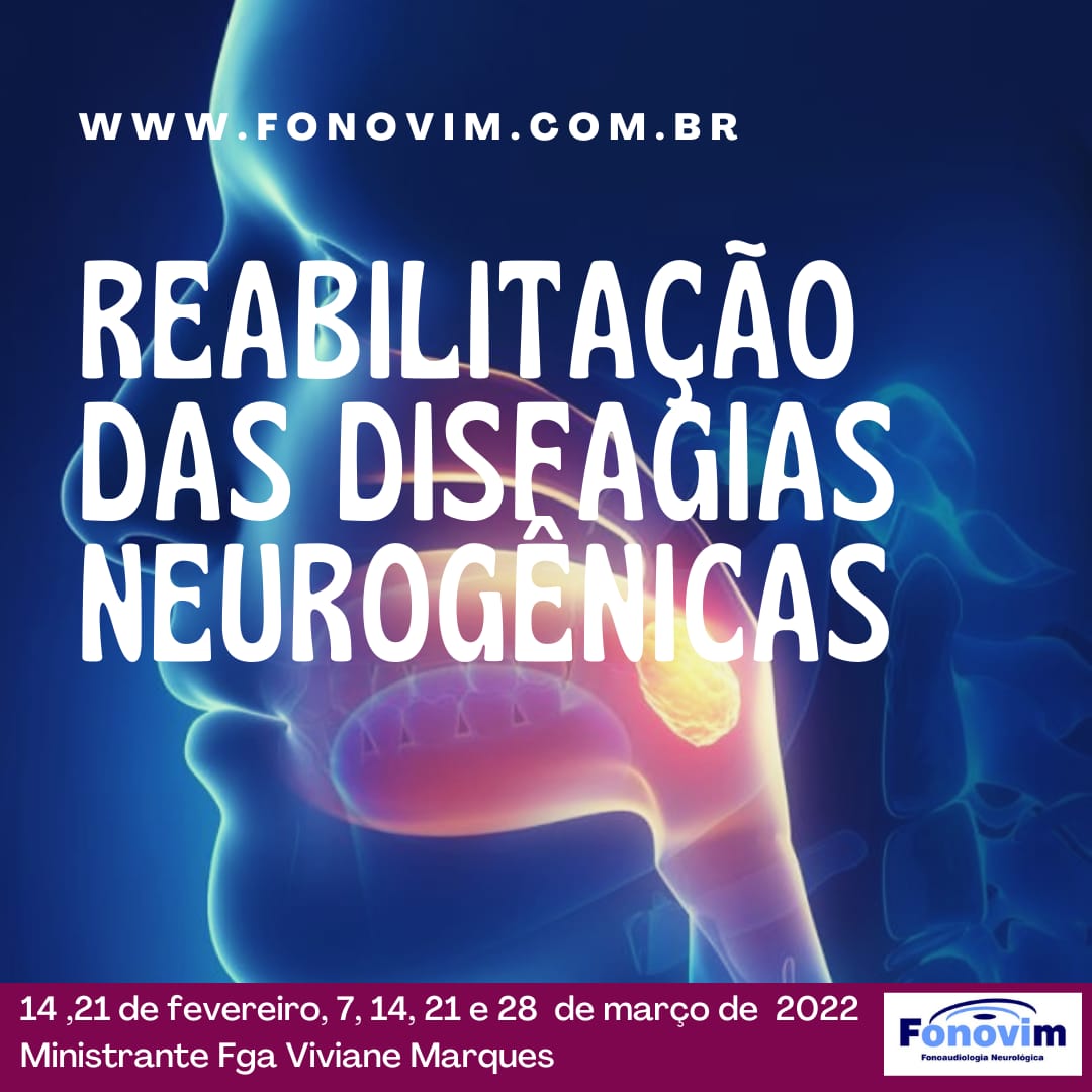 Banner do curso Reabilitação das Disfagias Neurogênicas