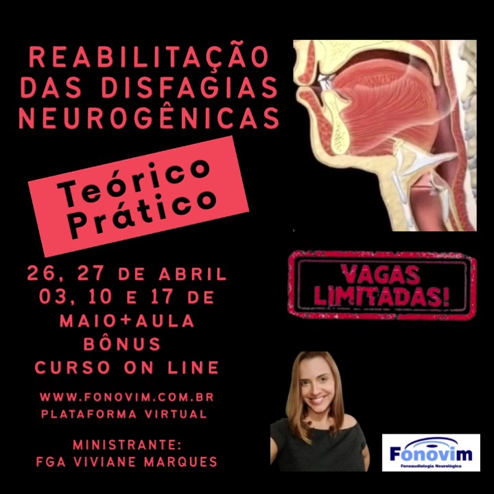 Banner do curso Reabilitação das Disfagias Neurogênicas