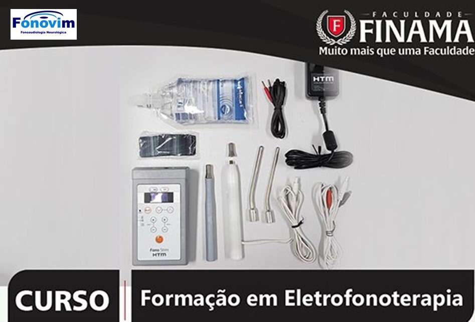 Banner do curso Curso de Formação em Eletrofonoterapia aplicado à Fonoaudiologia - FINAMA