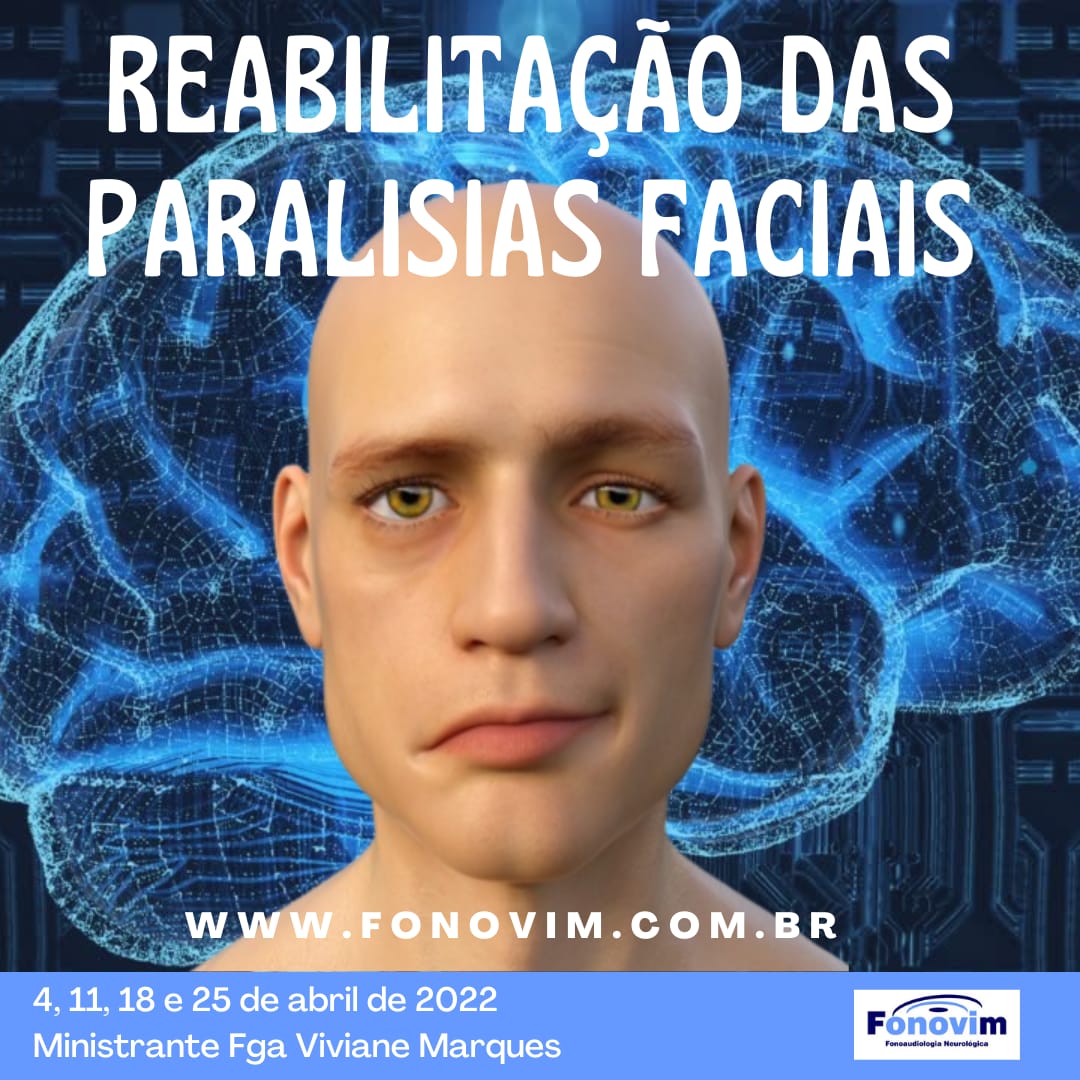 Banner do curso Reabilitação das Paralisias Faciais