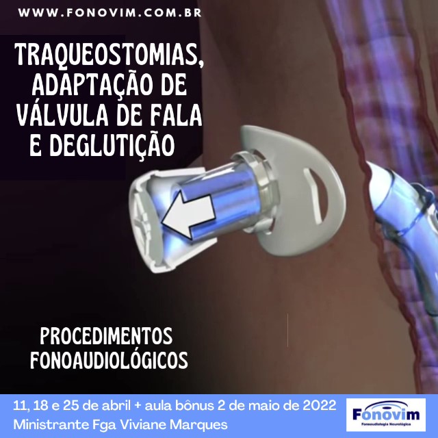 Banner do curso Traqueostomias e Adaptação de Válvula de Fala e Deglutição